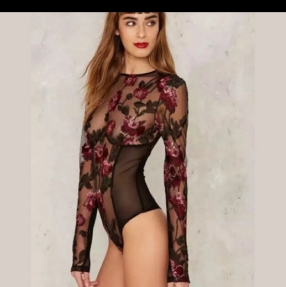 Nasty Gal Tops - NASTY GAL COLLECTION BODYSUIT Size S